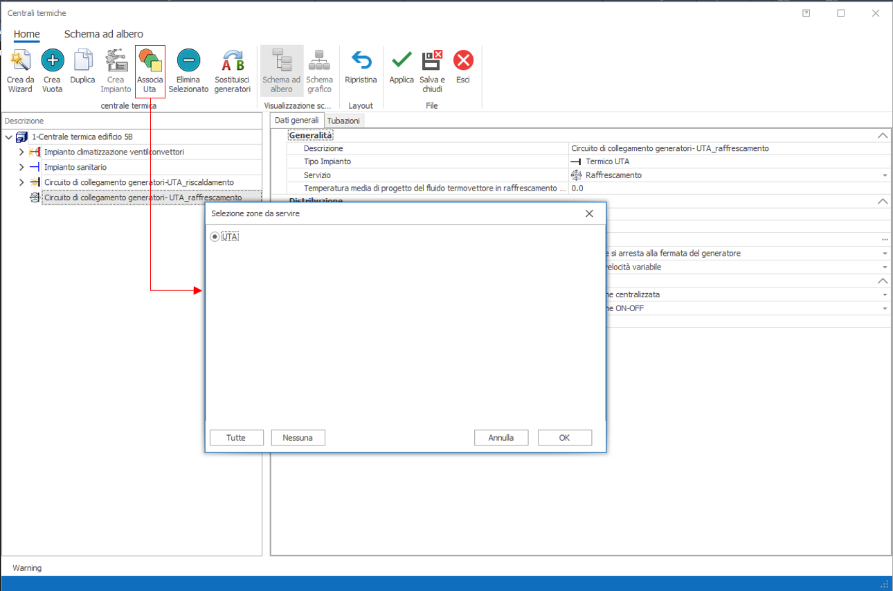 Associazione UTA ad impianto